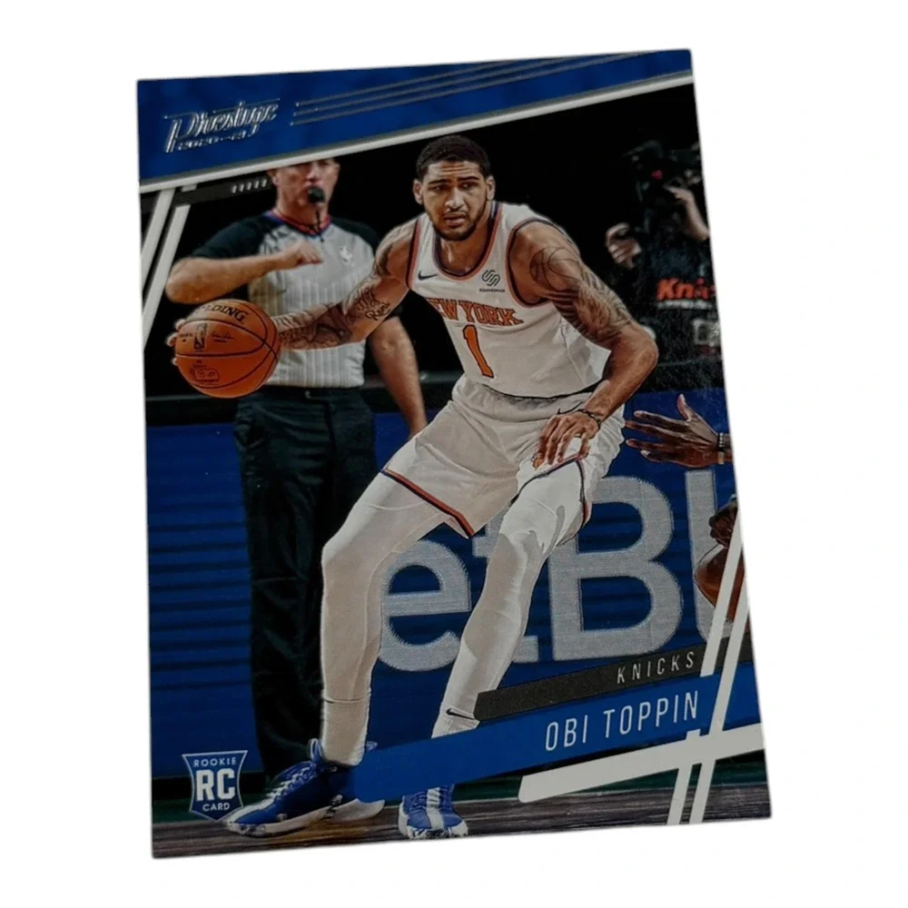 Obi Toppin 2020-21 Panini Chronicles Prestige Rookie Card #75 New York Knicks RC